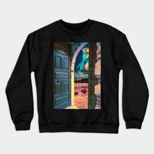 Retro Collage Crewneck Sweatshirt